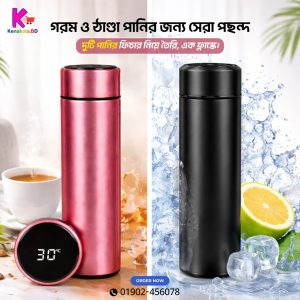 LED Temperature Display Flask